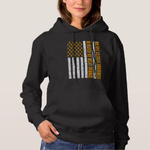 Multiple Sklerose Bewusstsein Frau Orange Ribbon U Hoodie