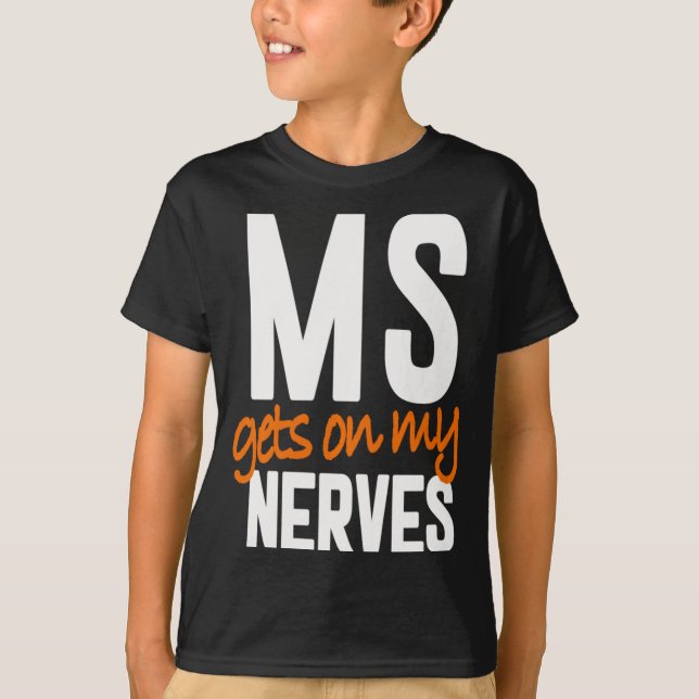 Multiple Sklerose Bewusstsein Frau Warrior - Frau  T-Shirt (Vorderseite)