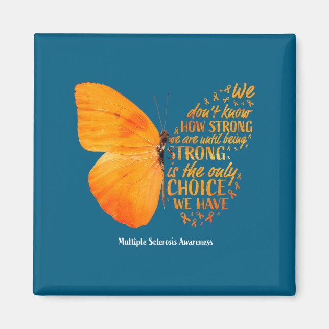 Multiple Sklerose-Bewusstsein Frauen Mutter Magnet (Vorne)