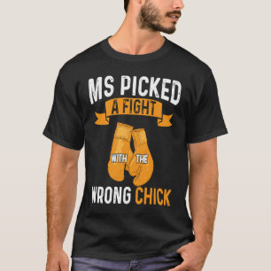 Multiple-Sklerose-Bewusstsein hob einen Kampf an M T-Shirt