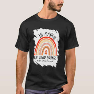 Multiple Sklerose Bewusstsein im März Wir tragen O T-Shirt