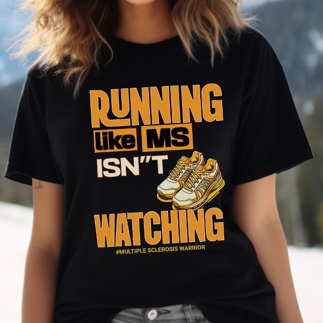 Multiple Sklerose Bewusstsein, MS Krieger, Läufer Tri-Blend Shirt (Von Creator hochgeladen)