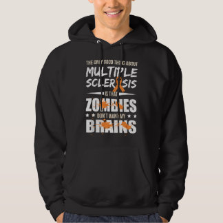 Multiple Sklerose-Bewusstsein MS-Überlebende Zombi Hoodie