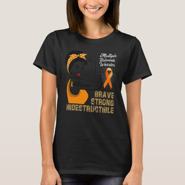 Multiple Sklerose Bewusstsein Multiple Sklerose We T-Shirt (Vorderseite)