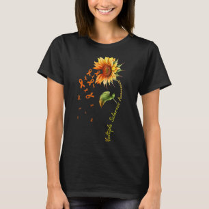 Multiple Sklerose-Bewusstsein Sonnenblumen-Shirt M T-Shirt