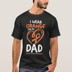 Multiple Sklerose Bewusstsein trage ich Orange für T-Shirt