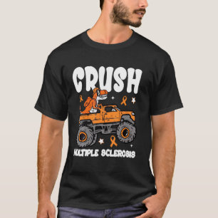 Multiple Sklerose Dinosaurier LKW Bewusstsein Zers T-Shirt