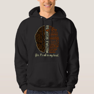 Multiple Sklerose Fakten MS Bewusstseinsunterstütz Hoodie