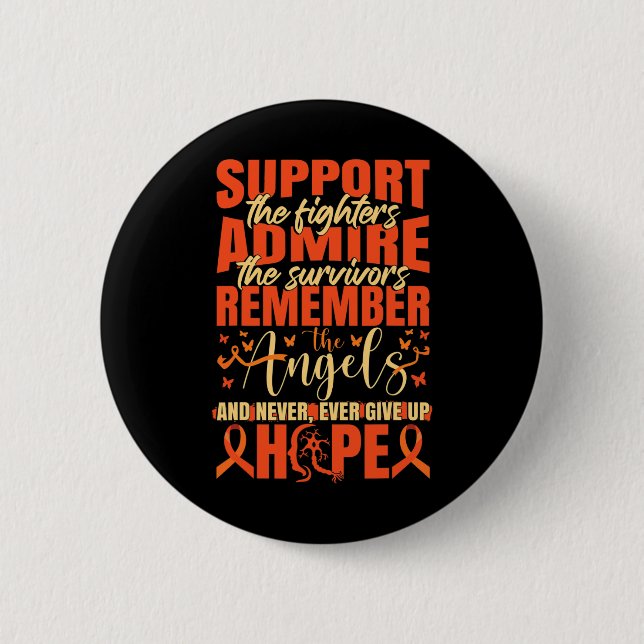 Multiple Sklerose Frau Button (Vorderseite)