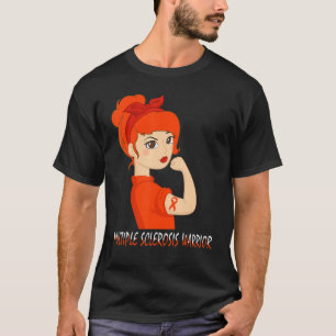 Multiple Sklerose Kriegererkenntnis Frauen unterst T-Shirt