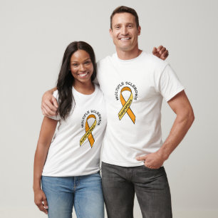Multiple Sklerose Orange Awareness Ribbon Shirt