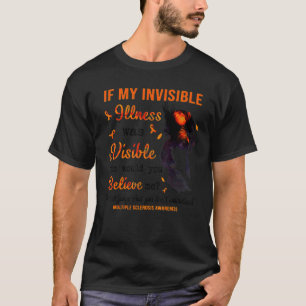 Multiple Sklerose Orangefarbene Multipler Sklerose T-Shirt