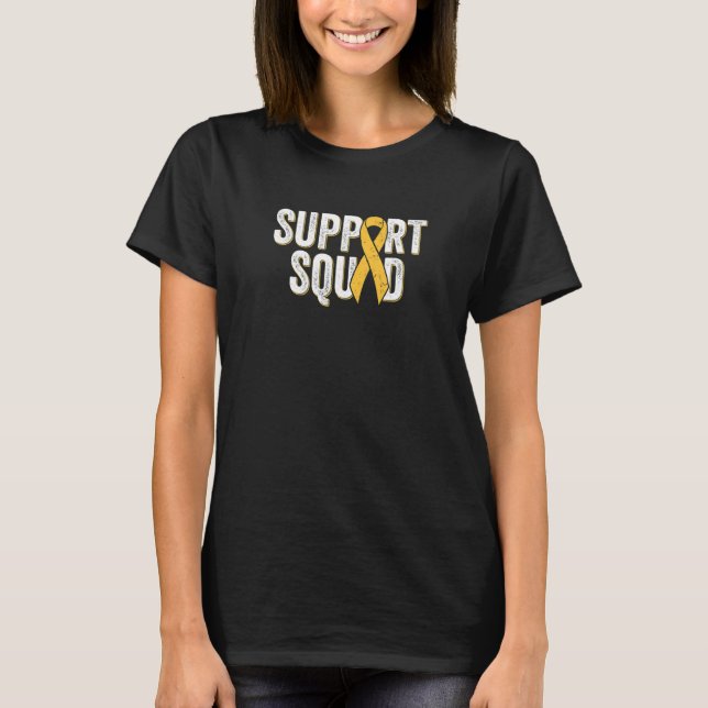 Multiple Sklerose Support Squad Orange Frau Awaren T-Shirt (Vorderseite)
