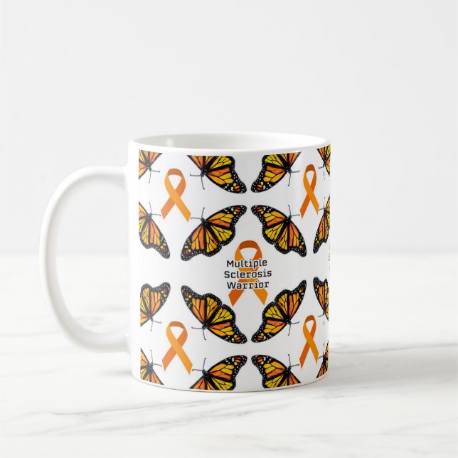 Multiple Sklerose Warrior Butterfells Kaffeetasse (Links)