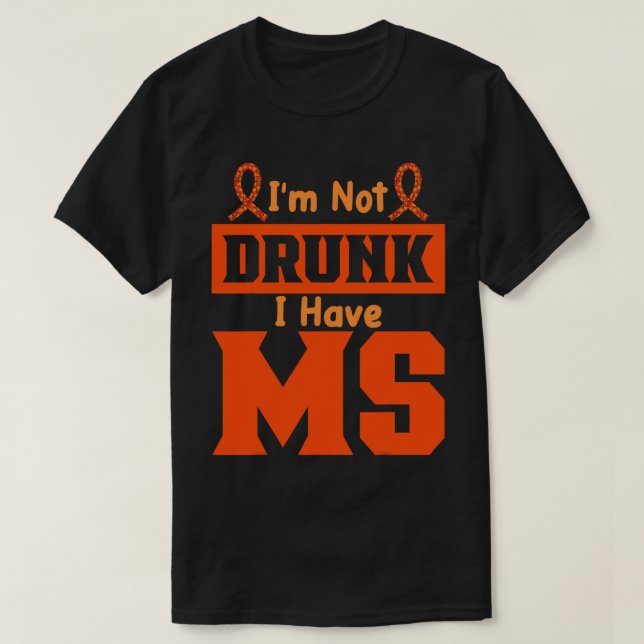 Multiple Sklerose Warrior MS Bewusstsein T-Shirt (Design vorne)