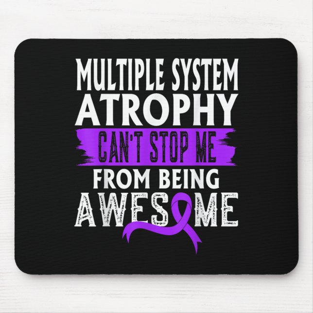 Multiple-System-Atrophie MSA Bewusstsein Kann Nich Mousepad (Vorne)