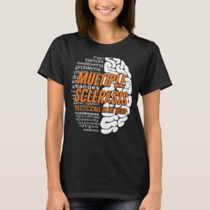 Multipler Sklerose, alles in meinem Kopf Orange Ri T-Shirt