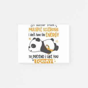 Multipler Sklerose Aufklärung Monat Bonbongeschenk Post-it Klebezettel