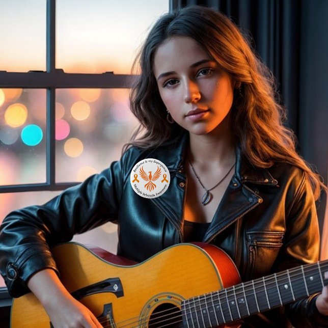 Multipler Sklerose-Resilienz Superpower-Knopf Button (Von Creator hochgeladen)