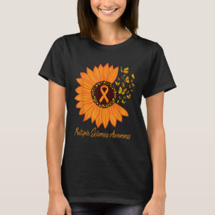 Multipler Sklerose Sensibilisierungsgrad Blume Fra T-Shirt