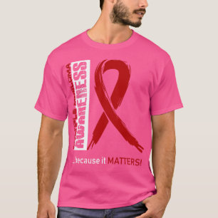 Multiples Myelom-Bewusstsein aufgrund seiner Rolle T-Shirt