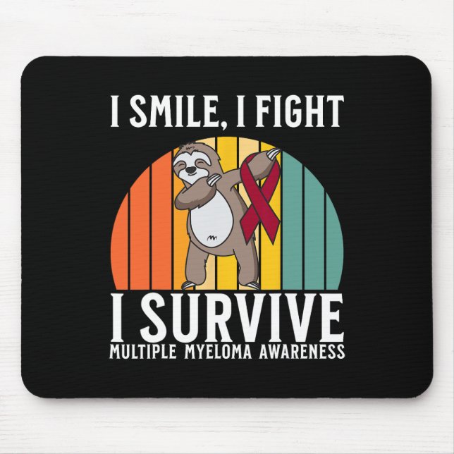 Multiples Myelom-Bewusstsein Kinder Blutkrebs-Bewu Mousepad (Vorne)