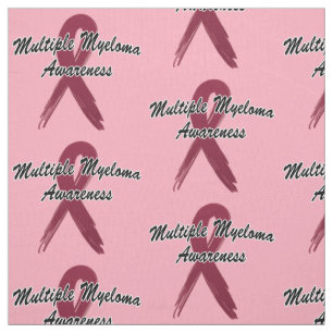 Multiples Myelom Bewusstseinsband der Hoffnung Stoff