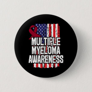 Multiples Myelom-Geschenk - Blutkrebsbewusstsein Button