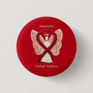 Multiples Myelom-Krebs-Engel-Sensibilisierungskamp Button