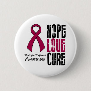 Multiples Myelom/Krebs Hoffnung Liebe heilen Band Button
