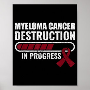 Multiples Myelom Krebs Zerstörung Im Gange Poster