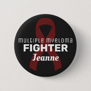 Multiples Myelom Ribbon Black Button