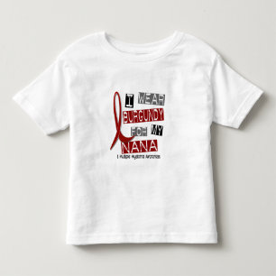 MULTIPLES MYELOMA I Abnutzung Burgunder für meine Kleinkind T-shirt