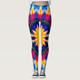 Multiprint-Leggings in Retro-Krawatte Leggings