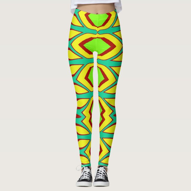 Multiprint "Ratti_Creative_Arts" Leggings (Vorderseite)