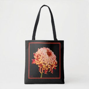 Multiprint-Tasche in Red & Gold Tan Mum