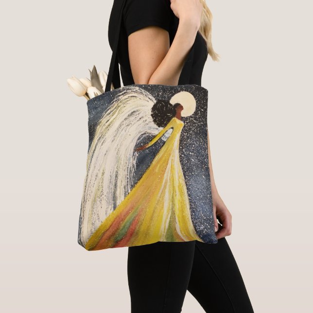 Multiprint-Tasche mit doppeltem Engel (Von Nahem)