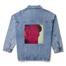 Multirassige Kunst-Denimjacke