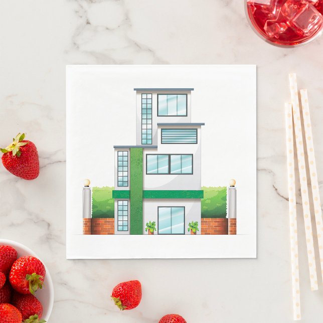 Multistorey House Serviette (Von Creator hochgeladen)