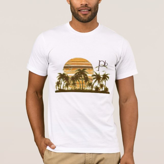 MultiStripSunset T-Shirt (Vorderseite)