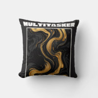 Multitasker Gold & Black Flüssig-Marmor-Abstrakt