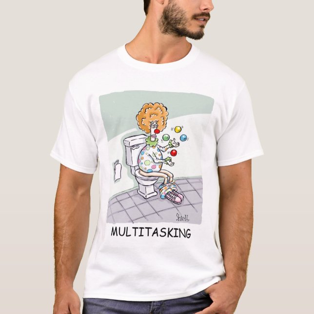 Multitasking_Farbe T-Shirt (Vorderseite)