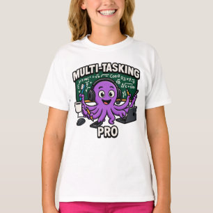 Multitasking-Oktopus-Klassenzimmer-Lernprogramm Pr T-Shirt