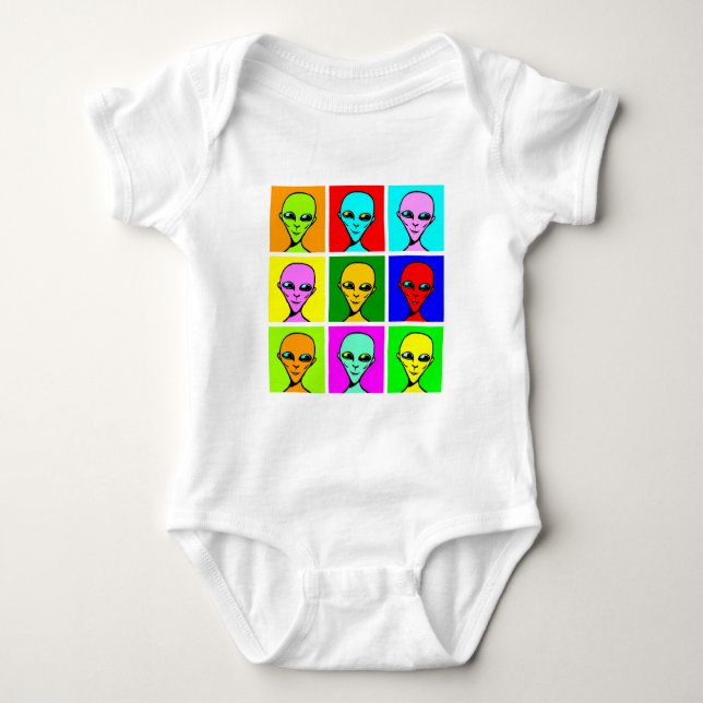 Multiversal-Pop - Angepasst Baby Strampler (Vorderseite)