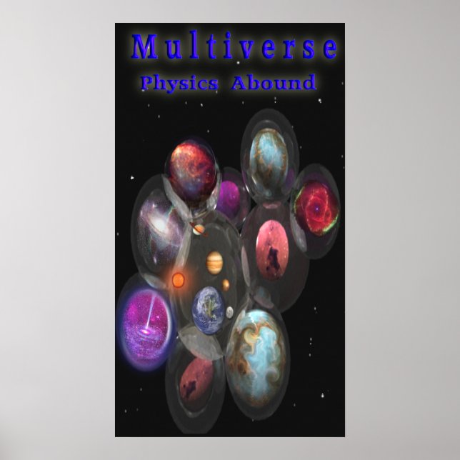 Multiverse Physik-Poster Poster (Vorne)