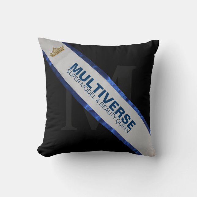 MULTIVERSE SASH - Miss Multiverse Throw Kissen (Vorderseite)