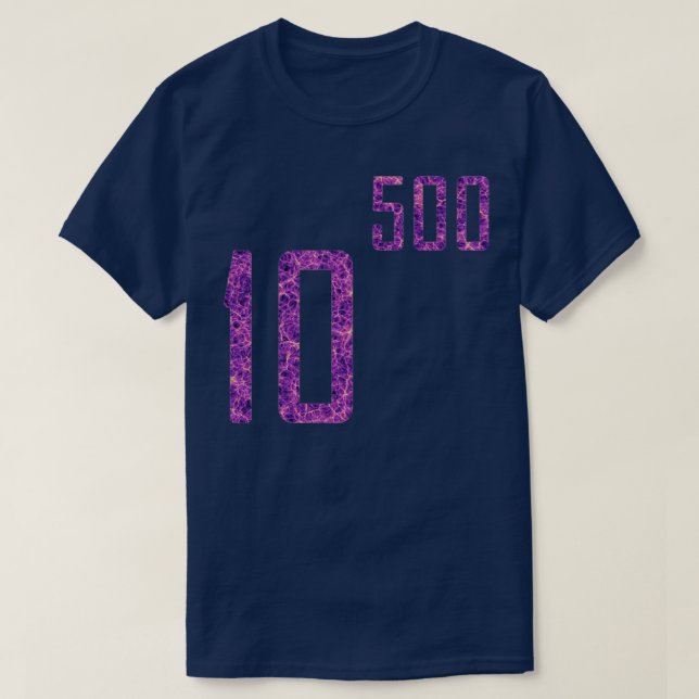 Multiverse String-Theorie 10500 T-Shirt (Design vorne)
