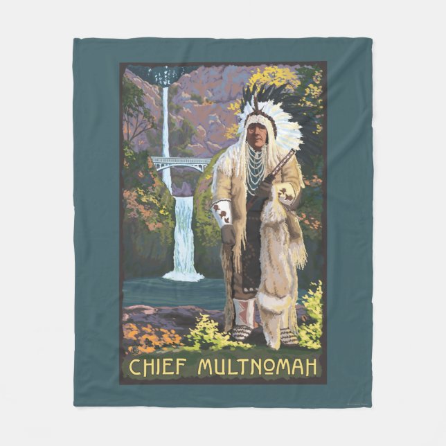 Multnomah Fälle, OregonChief Multnomah Fleecedecke (Vorderseite)