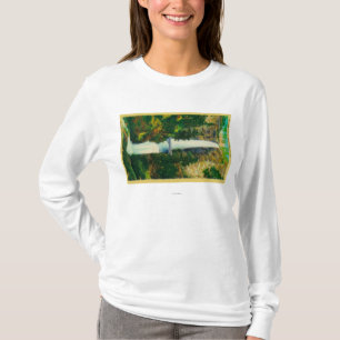 Multnomah Fälle und Benson-Fuß-Brücke T-Shirt