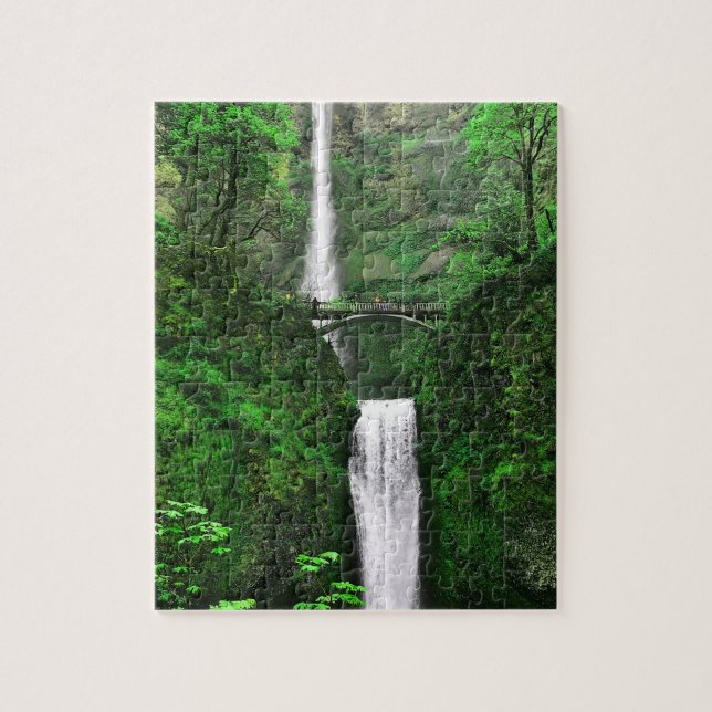 Multnomah Falls #1 Jigsaw Puzzle (Vertikal)